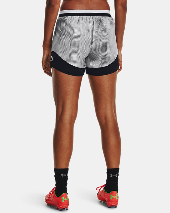 Women's UA Challenger Pro Printed Shorts, Gray, pdpMainDesktop image number 1